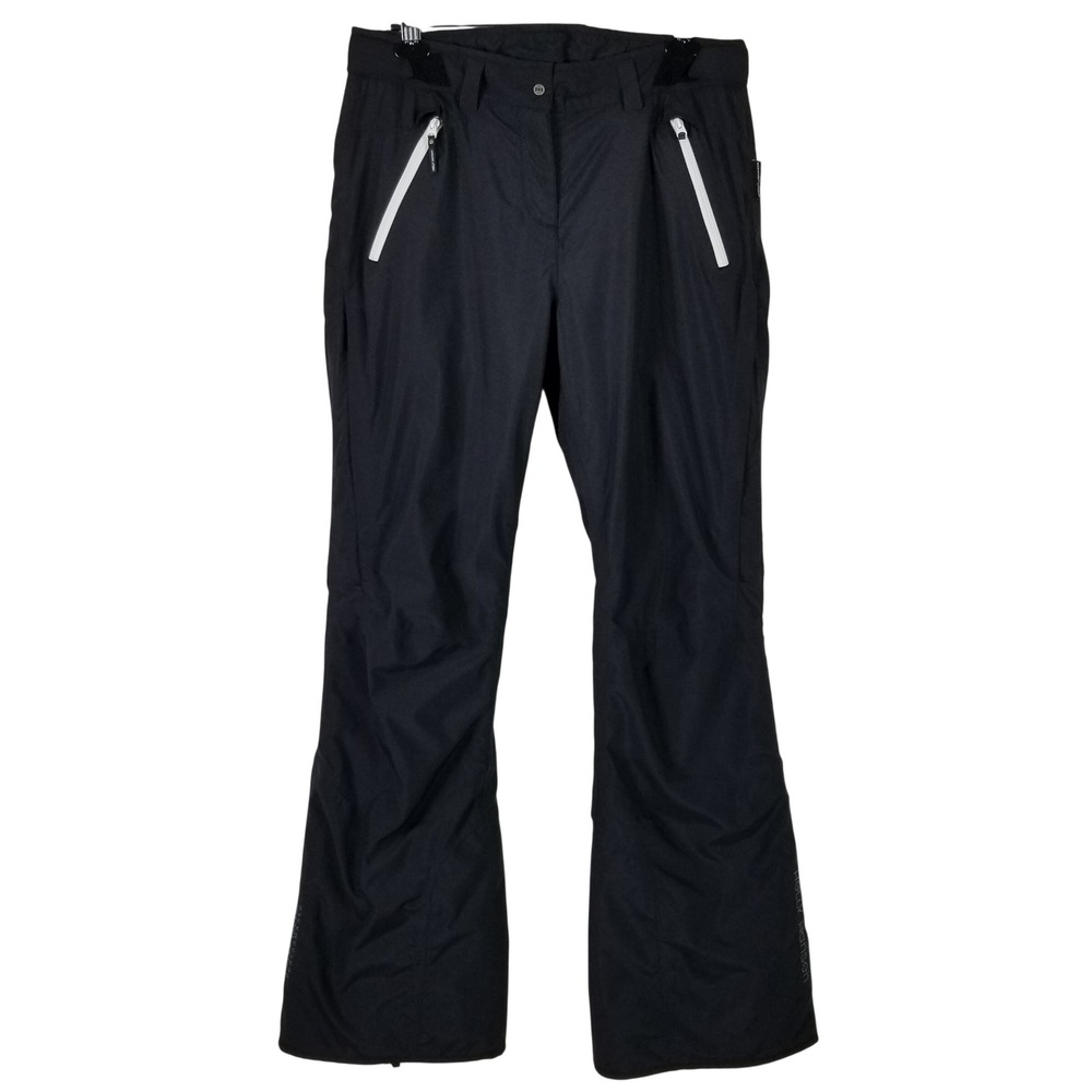 Helly Hansen Snow Pants Womens L Black Insulated WarmCore PrimaLoft Ski Pants